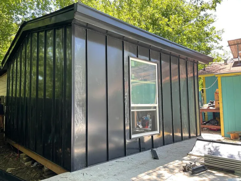 Black standing seam metal wall panels for Roof Inspection in Omak